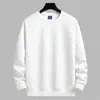 Sudadera unisex con cuello redondo 2026, colección otoño/invierno, corte holgado tipo workwear, color liso, marca de moda, camiseta publicitaria