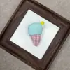 Lindos Dibujos Animados Rellenos de Algodón Niña Helado Corazón Cachorro Elefante Zapatos con Agujeros Zapatos de Dibujos Animados Flor DIY Accesorios para Zapatos de Resina