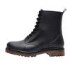 Zapatos de Lluvia Cortos con Cordones para Pareja Coreana Moda Martin Botas de Lluvia Nuevas Zapatos para Dos Usos Soleado y Lluvioso Botas de Agua para Motocicleta Zapatos de Goma