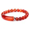 Pulseira de Contas Olho de Tigre Natural para Homens Apresentando Pedras Polidas Marrons e Douradas com Detalhes Prateados Design Elástico Ajustável Perfeito para o Dia a Dia Acessório de Moda Estiloso e Durável