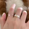 Anillo de Plata de Ley S925 con Alas de Ángel y Estrella para Mujer, Estilo Simple, Nicho, Lujo de Gama Alta Accesible, Anillo Personalizado para el Dedo Índice