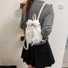 Estudiante Dulce 2026 Lindo Mini Moño Dibujo Animado Mochila Versátil para Mujer Nueva Mochila Estilo Coreano Conejo