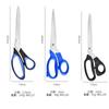 Tijeras de Sastre Grandes Multifunción Corta Pulgares Corte Manual Papelería Tijeras de Oficina Acero Inoxidable Engrosado Tijeras para el Hogar