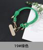 Cuerda de muñeca Cuero PU Ajustable Cordón para Teléfono Móvil Antipérdida Colgante de Hombro Bolsa para Teléfono Móvil de Doble Uso Estilo Pequeño Fragante Cadena de Mano