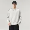 Moletom masculino estampado em 3D, novo estilo 2026, blusa de base, tamanho grande, camisa roxa de alta qualidade de manga longa para outono e primavera