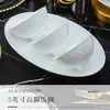 Conjunto de Tigela e Prato de Porcelana Branca Alta com Cor Sob Esmalte de Jingdezhen Novo Conjunto de Tigelas e Pratos Doméstico Conjunto de Louça para Casa Nova