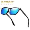 Gafas de Sol Polarizadas Cuadradas de Plástico para Hombres y Mujeres Gafas de Sol Coloridas de Moda Gafas de Visión Nocturna para Conducir A637