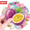 Compra Directa Transfronteriza de 50 Pegatinas Transparentes de Mascota para Diario de Playa Acuarela, Pegatinas Decorativas Impermeables Transparentes Frescas de Verano