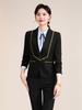 Este Outono e Inverno Novo Hotel Recepção Restaurante Roupas de Trabalho Ktv Atendimento ao Cliente Uniforme de Trabalho Terno Profissional Terno para Mulheres