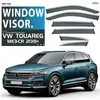 Adecuado para Volkswagen Touareg Lluvia y Spoiler de Lluvia Ceja de Lluvia Visera de Ventana VW Touareg