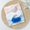 Conjunto de Faixa de Cabeça para Bebê com Três Peças, Conjunto Combinado de Faixa de Cabeça com Laço para Crianças, Pacote com Três Acessórios para Bebê Transfronteiriços