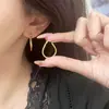 Colección de Pendientes de Plata de Ley 925 Kaiming para Mujer, Pendientes de Aro Hechos a Mano de Alta Gama de Lujo Ligero Estilo Coreano, Accesorios Versátiles Estilo Ins