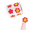 Pegatinas de Recompensa Flor Roja Pequeña para Niños y Estudiantes, Pegatinas de Caras Sonrientes, Pegatinas de Elogio a la Autodisciplina, Pegatinas de Dibujos Animados para Bebés de Jardín de Infancia