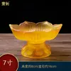 Conjunto de Buda de Vidro, Incensário, Vaso, Cálice para Água Benta, Lâmpada a Óleo, Xícara de Chá, Tubo de Incenso, Ornamentos para Sala Budista Doméstica