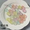 Oso de dibujos animados conejo cuentas acrílicas diy pluma de hilo hecha a mano cuentas sueltas material accesorios cadena de teléfono móvil con cuentas mixtas