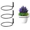 4.5. 6.8 polegadas Gancho de Parede Pendurado Anel Cesta de Flores Gancho de Parede Suporte de Vaso de Plantação Metal Exterior Interior