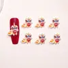 Estilo Ano Novo Estilo Chinês Cabeça de Leão Acessórios para Unhas Resina Peças Pequenas Brincos DIY Desenho Animado Festivo Decorações para Unhas
