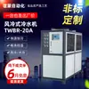 Chillers Resfriados a Ar Personalizados para Refrigeração Industrial, Adequados para a Indústria de Plástico/Química, Chillers de Aço Inoxidável