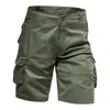 Amazon Transfronterizo 2026 Nuevos Pantalones Cargo de Color Sólido Sueltos con Múltiples Bolsillos de Cinco Bolsillos Talla Grande Moda Casual