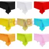 Laipai Nuevo Mantel Grueso de Color Sólido Mantel para Fiesta de Cumpleaños Mantel para Mesa de Postres 3 Seda PEVA Desechable