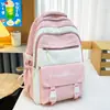 Mochila Versátil de Gran Capacidad Estilo Coreano Nueva para Niñas, Estudiantes de 5º-6º Grado, Secundaria, Preparatoria, Mochila de Doble Hombro con Protección de Columna Reductora de Carga