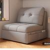 Sofá-Cama Estilo Creme Apartamento Pequeno Dupla Utilização Sala de Estar Estilo Igual de Celebridade da Internet Retrátil Varanda Sofá Dobrável Único Multifuncional