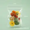 Bolsa de Polipropileno Transparente con Cierre Zip para Té de Frutas y Té de Flores, Bolsa Sellada Engrosada, Bolsa Pequeña para Muestras de Alimentos Saludables