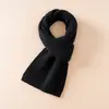 Novo Cachecol de Caxemira Feminino de Inverno, Protetor de Pescoço, Envoltório de Pescoço Versátil, Cachecol de Tricô de Caxemira de Outono de Uso Duplo Atacado