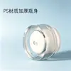 Em Estoque Frasco de Amostra 5g Creme Embalagem de Viagem Pacote de Teste Frasco Portátil para Máscara Cosmética Frasco de Skincare de Plástico PS Camada Dupla