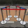 Fábrica Directa de Cinta de Barrera Retráctil de Acero Inoxidable Hebei Shijiazhuang Suministro Directo Cinta de Barrera de Línea de Acero Inoxidable 1.0m Línea 1.0m