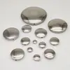 Tampa de Vedação Rápida de Aço Inoxidável 201 Plugue de Extremidade para Tubo Redondo Tampa de Fechamento de Furo Plugue Interno Tampa Decorativa Tampa de Cobertura para Furo