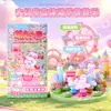 Pegatinas 3D Repujadas de Oso Kaba para Niñas, Decoración DIY de Dibujos Animados con Paisajes de Cristal