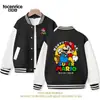 Chaqueta de Béisbol Super Mario para Niños, Nuevo Modelo 2026, Chaqueta Casual de Moda para Otoño e Invierno