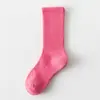 Calcetines Caídos Color Sólido Alta Elasticidad Felpa Unisex Calcetines Largos Protección Cálida para Piernas Toalla Deportiva Cómodos Calcetines de Algodón