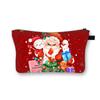 Bolsas de Navidad Nueva Bolsa de Cosméticos Navideña para Niños Bolsa de Tocador de Dibujos Animados Bolsa de Almacenamiento Estampada