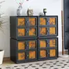 Gabinete modular de combinación de gabinete con cajones Xiangyunsha estilo medieval, mueble de TV estilo chino nuevo, mesita de noche, gabinete Carmen retro clásico