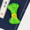 20 m Hilo de corbata china poliéster color 5 líneas cuerda tejida a mano alambre para joyería DIY venta al por mayor