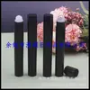 Botella Roll-On Negra 10ml Botella Roll-On para Perfume Botella de Aceite Esencial con Bola Giratoria 10ml Botella de Gel Botella Roll-On para Tónico