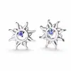 2026 Nuevos Pendientes de Sol Simples de Moda Europea y Americana Exquisitos Pequeños Dulces Pendientes Joyería Versátil para el Viaje Diario