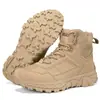 Novas botas de combate de alta cano para exterior de tamanho grande transfronteiriças para selva, botas de caminhada Delta transfronteiriças, botas de combate para camping e deserto