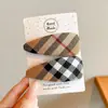 Pinza para el Cabello de Lana con Estampado de Leopardo para Otoño e Invierno para Mujer, Elegante Pinza para Flequillo Lateral, Pinza BB de Gama Alta para Pelos Sueltos, Pasador de Moda Estilo Retro