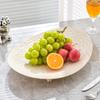 Bandeja de frutas sala de estar casa mesa de centro bandeja de frutas luxo leve alta qualidade 2023 novo cristal inauguração de casa casa nova requintada bandeja de lanches