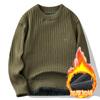 Suéter Grueso Forrado de Polar JEEP SPIRIT para Hombre Invierno Cuello Redondo Tejido Nuevo Moda Holgado Pulóver