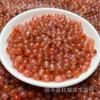 Cuentas de arroz pequeñas de color rojo del sur, flotantes en hielo natural, hechas a mano, para pulseras, collares, espaciadores, cuentas sueltas, mineral crudo, productos semiacabados de color rojo del sur, accesorios