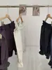 Camisa Omalai con Escote Asimétrico Hombros Descubiertos Fruncida de Manga Larga para Mujer, Nuevo Estilo Primavera Temprana, Top Fruncido a la Cintura con Rayas Verticales 6846