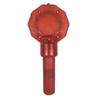 Luz de construcción nocturna portátil con forma de flor de ciruelo, luz octogonal, luz indicadora de cono de carretera intermitente de seguridad, luz de barrera de carretera LED de advertencia