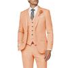 Traje Traje de Tres Piezas para Hombre Estilo Coreano Corte Slim Ropa de Anfitrión para Banquete de Negocios Traje Traje Tejido Serge
