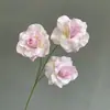Simulação de 3 Galhos Longos Arranjo de Casamento Rosa Diamante Caminho de Flores Rosa Empréstimo Flor Rosa Rosa Leffie Flor Decorativa