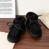 Botas de Nieve de Terciopelo Plus para Mujer Zapatos Cálidos de Algodón para Mujer 2026 Nuevo Estilo de Otoño Impermeables Suela Gruesa Zapatos tipo Pan Zapatos Bajos Modernos