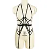 Arnés Moldeador Corporal de Tirantes Cruzados de Suministro Transfronterizo Europeo y Americano Ropa Interior Liguero Escenario Sexy Sexy Conjunto N0124